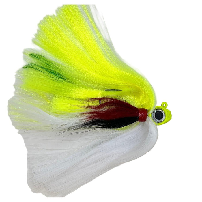 Striper Gear Parachute Jig 7" 3 Oz - JigsStriper - GearYellow/WhiteFreshwater736373601147FishAndSave