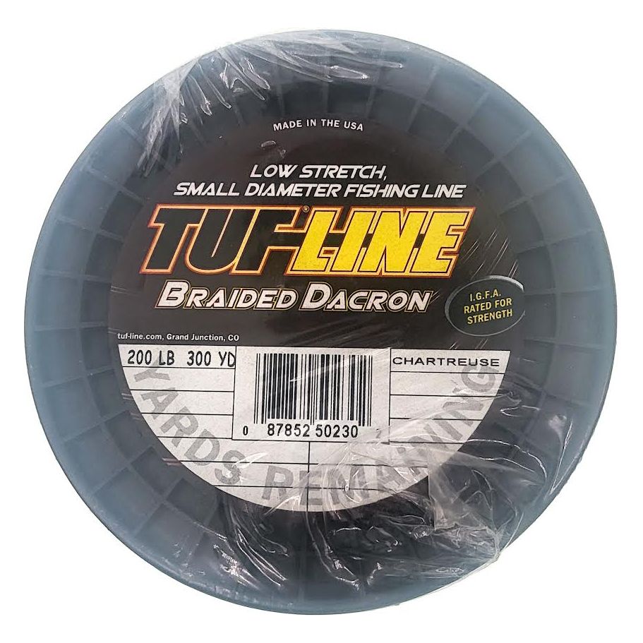 Tuf-Line Braided Dacron 200Lb 300 Yds Chartreuse