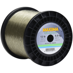 Maxima Monofilament Spool 3300 Yds 12Lb Ultragreen