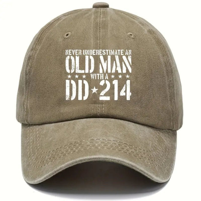 Vintage Washed Distressed Cap for Men - OutdoorsFishAndSaveKhakiNew Arrival63317445655FishAndSave