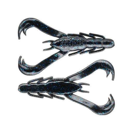 V&M Baits Cliff's Wild Craw 4" Qty 7 Black Blue Glitter - PlasticsV&M BaitsBass769917277447FishAndSave