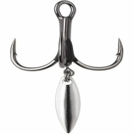 VMC Bladed Hybrid Short Shank Treble Hooks Sz 8 Qty 2 - Hooks/RigsVMCFreshwater043193143581FishAndSave
