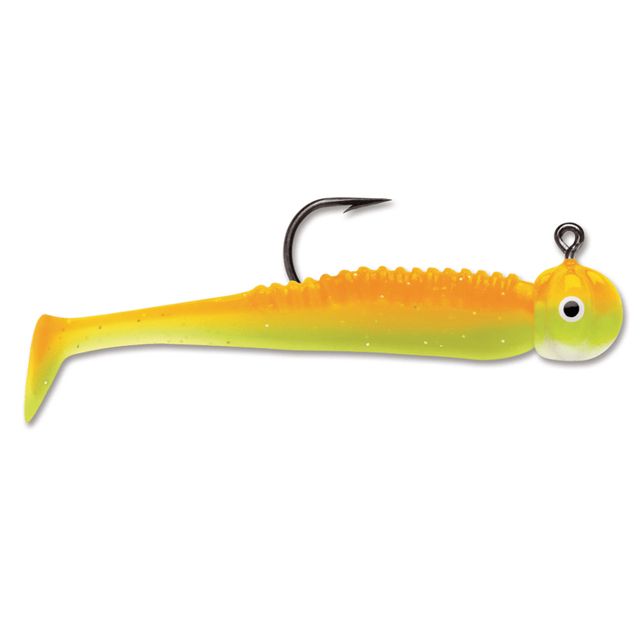 VMC Boot Tail Jig 1/32 Oz Qty 2 - JigsVMCOrange Chartreuse GlowFreshwater043193121701FishAndSave