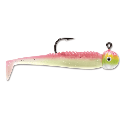 VMC Boot Tail Jig 1/32 Oz Qty 2 - JigsVMCPink Chartreuse GlowFreshwater043193121718FishAndSave