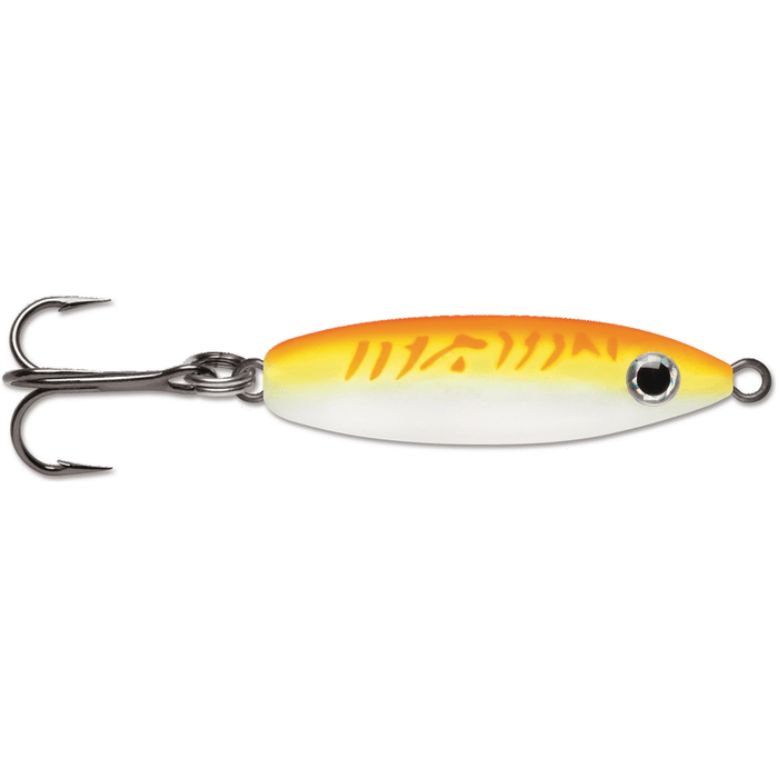 VMC Rattle Spoon 1 - 1/2" 1/4 Oz - SpoonsVmcGlow Orange Fire UVFreshwater043193117056FishAndSave