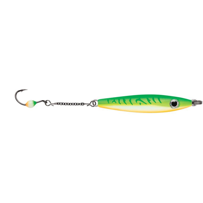 VMC Rocker Spoon 3/16 Oz - SpoonsVmcGlow Green Fire UVFreshwater043193139102FishAndSave