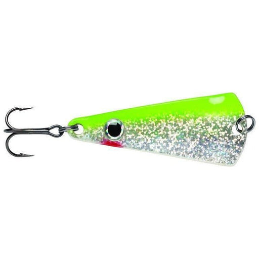 VMC Tingler Spoon, 1/16 oz, 1", #12 Hook - SpoonsVMCGlow Chartreuse ShinerFreshwater043193116295FishAndSave