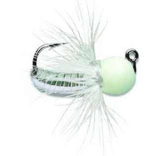 VMC Tungsten Fly Jig 1/16 Oz Qty 2 Glow - JigsVmcFreshwater043193124436FishAndSave