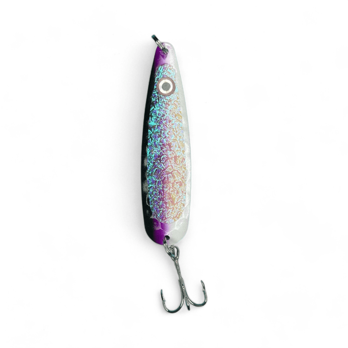 Warrior Lures Trolling Spoon Magnum 4.75" - TrollingWarrior LuresGlow Purple AlewifeFreshwater810827015084FishAndSave