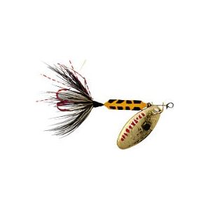 Worden's Rooster Tail Lure 1/6oz 210FRT – Spinnerbaits Arancione/Verde Per Pesca A Spinning