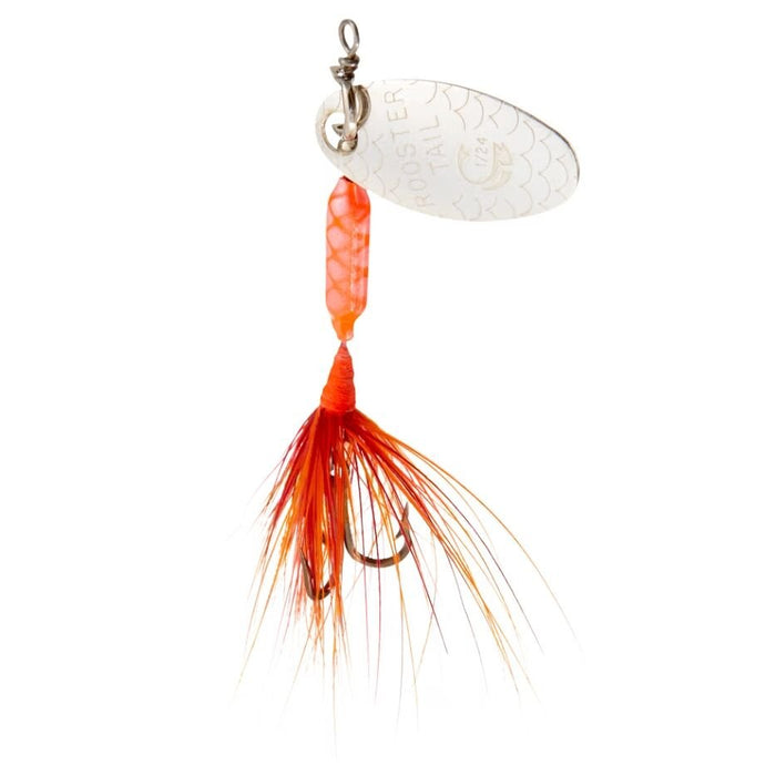 Wordens Rooster Tail In - Line Spinner Single Hook Qty 1 - SpinnersYakima BaitFlame1/6 OzFreshwater042965005355FishAndSave