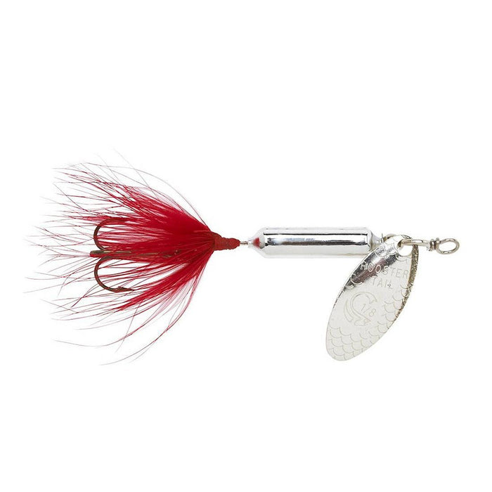 Wordens Rooster Tail In - Line Spinner Single Hook Qty 1 - SpinnersYakima BaitMetallic Silver1/6 OzFreshwater042965006130FishAndSave