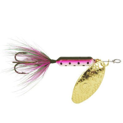 Wordens Rooster Tail In - Line Spinner Single Hook Qty 1 - SpinnersYakima BaitRainbow1/6 OzFreshwater042965006239FishAndSave