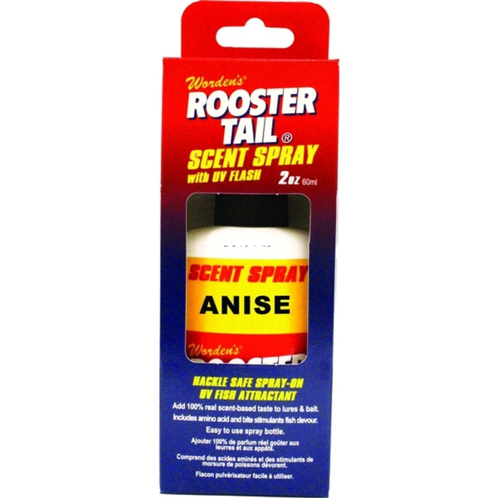Wordens Rooster Tail Scent Spray 2 Oz Anise - Bait/AttractantWordensFreshwater042965595955FishAndSave