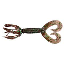 Yamamoto Double Tail Hula Grub Qty 10 - PlasticsGary YamamotoCinnamon W/ Large Green Flake4"BassFishAndSave