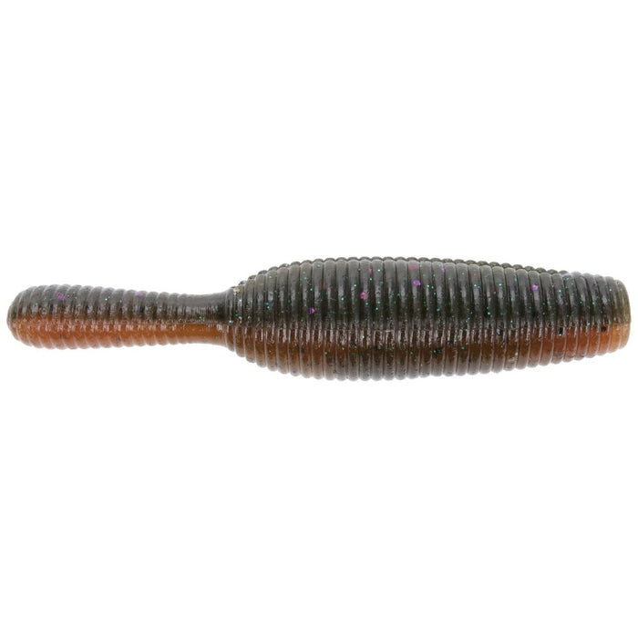 Yamamoto Yamatanuki 3.5" Qty 8 - PlasticsYamamoto BaitsDark Green Pumpkin W/ Amber LaminateBass888151051665FishAndSave