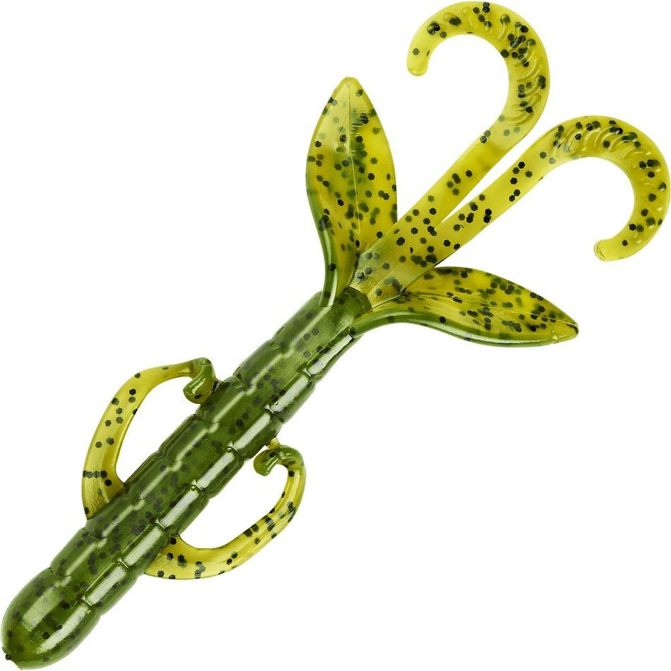 YUM Christie Critter Watermelon Candy Fishing Bait – Perfect For Flipping, Pitching & Carolina Rigs