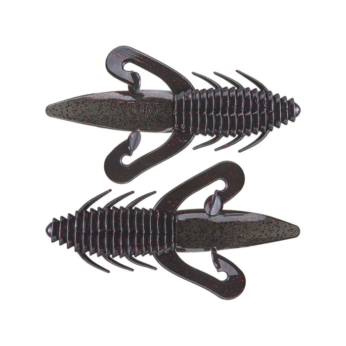 Yum Scutter Bug Jr 3.5" Qty 6 - PlasticsYumBlack NeonBass719339126120FishAndSave