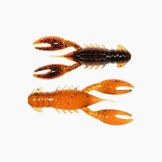 Z Man Pro CrawZ 3.5" Qty 3 - PlasticsZ - ManGreen Pumpkin OrangeBass879044005568FishAndSave