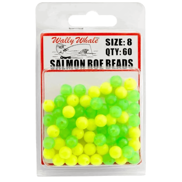 Zak Tackle Salmon Roe Beads Size 8 Qty 60 - Misc. AccessoriesFishAndSaveGreen/ChartreuseFreshwater015912817646FishAndSave