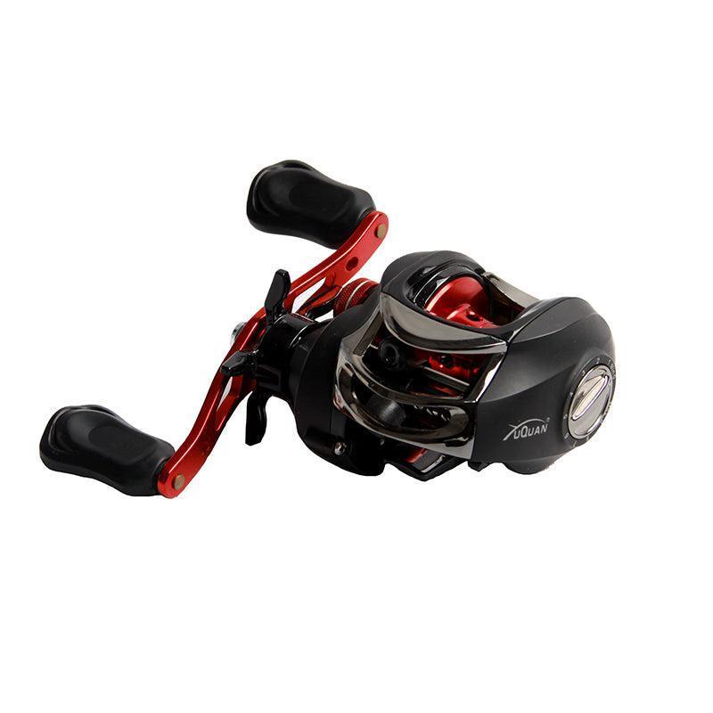 AC200 Bait Casting Reel 6:3:1 Left Hand Red Black - Casting Reels FAS  $17.27 FishAndSave