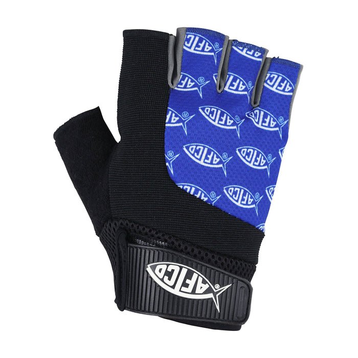 Aftco Short Pump Gloves-Blue Scatter - FishAndSave