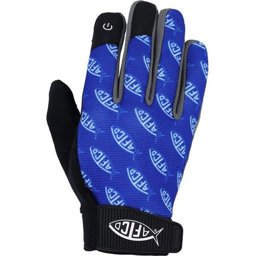 Aftco Utility Gloves Blue Scatter - FishAndSave