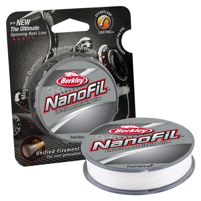 Berkley Nanofil Uni - Filament Fishing Line 1Lb 150 Yds Clear Mist - Line/LeaderBerkleyFreshwater028632550625FishAndSave
