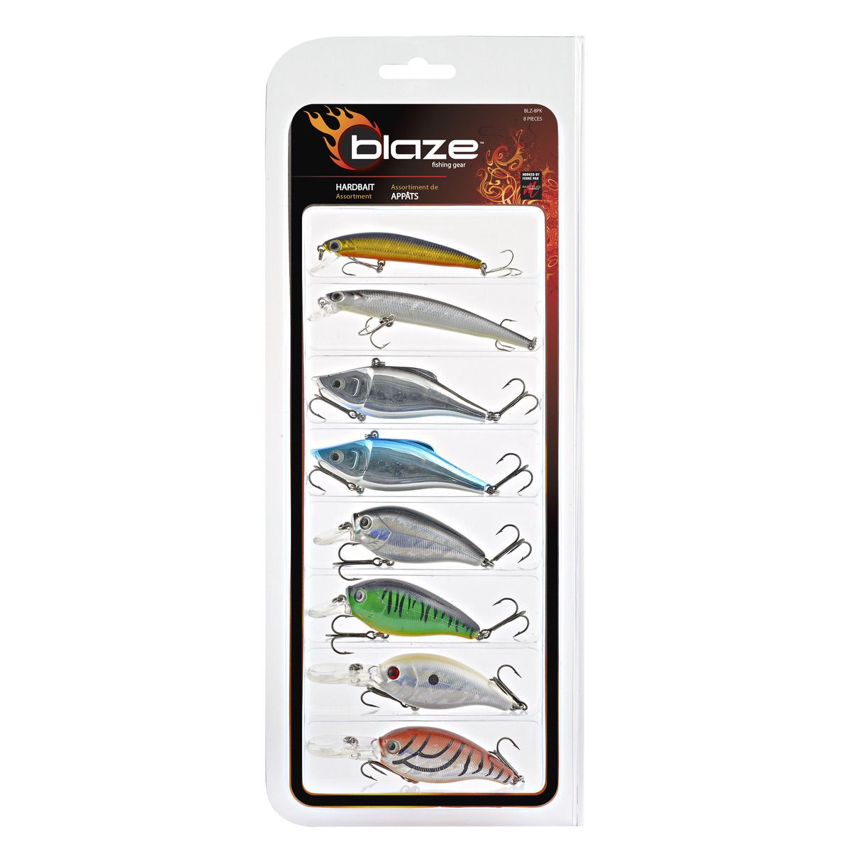 blaze fishing lures Blaze Assortment Hard Bait Kit Qty 8