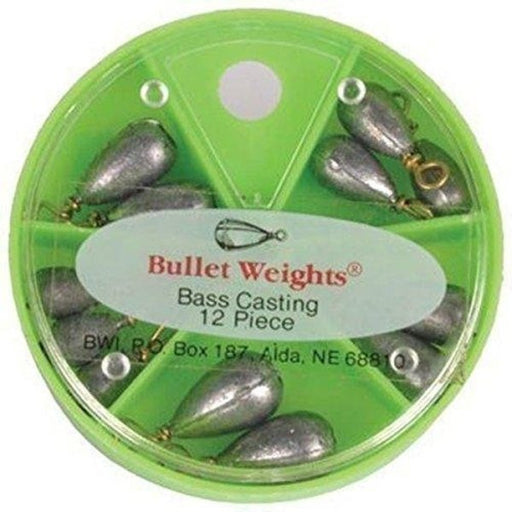Bullet Weights Bass Casting Sinkers Mini Skillet Assortment QTY 12 - FishAndSave