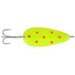 Danielson Hypocrite Spoon 3/8 Oz Chartreuse/Red Spots Qty 1 - FishAndSave