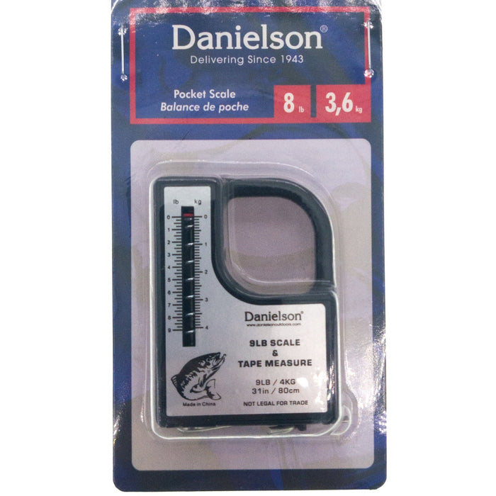 Danielson Pocket Scale 8 Lb W/24" Tape - FishAndSave