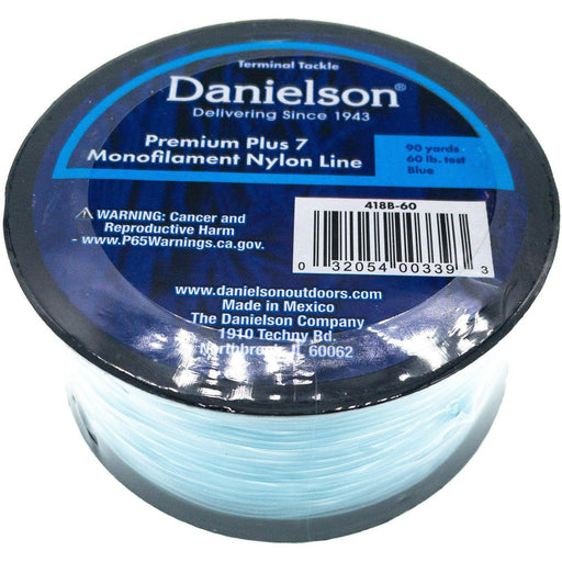 Danielson Premium Plus 7 Mono 60 lb. 90 yds. Lt. Blue - FishAndSave