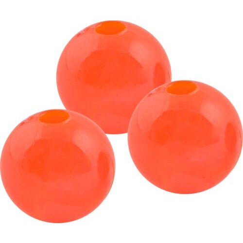 Danielson Round Beads 4mm Fluor Red Qty 110 - FishAndSave