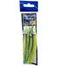 Danielson Squid Bait 4.5" UV Clear/Chartreuse/Blue Streak Qty 3 - FishAndSave