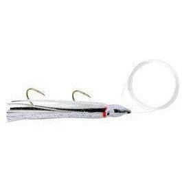 Danielson Squid Rigged 4.5" Qty 1 - TrollingDanielsonWhite/Black/Silver GlitterFreshwater032054072443FishAndSave