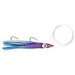 Danielson Squid Rigged SQDR45124 4.5" Purple/Blue/Green/Pink Stripe Qty 1 - FishAndSave