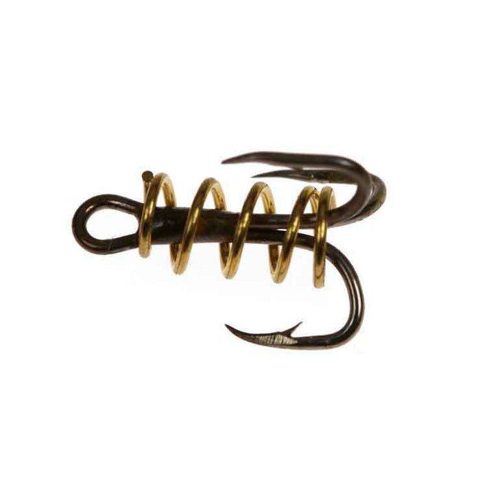 Eagle Claw 2X Strong Softbait with Spring Treble Hook Bronze QTY 36 - FishAndSave
