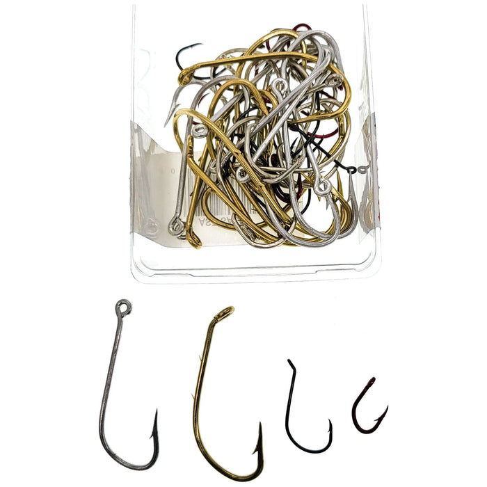 Eagle Claw Assorted Saltwater Hooks Qty 50 - FishAndSave