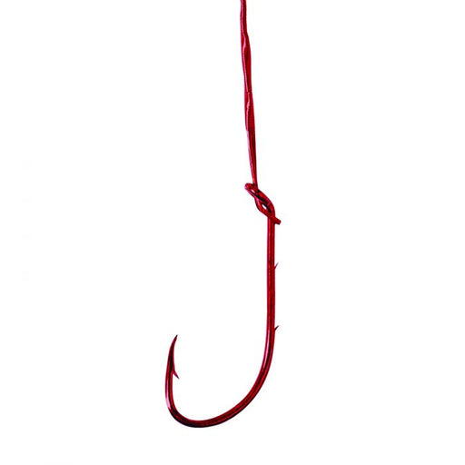 Eagle Claw Baitholder Nylawire Snells 10.5" Red Qty 5 - FishAndSave