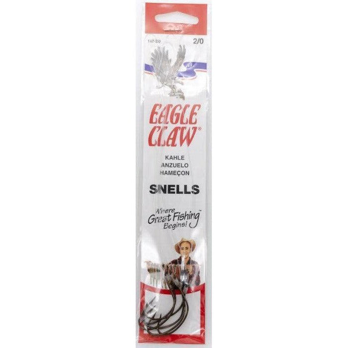 Eagle Claw Kahle Snells Size 2/0 Qty 6 - FishAndSave