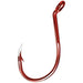 Eagle Claw Trokar Octopus Heavy Wire Hook Red Qty 3 - FishAndSave