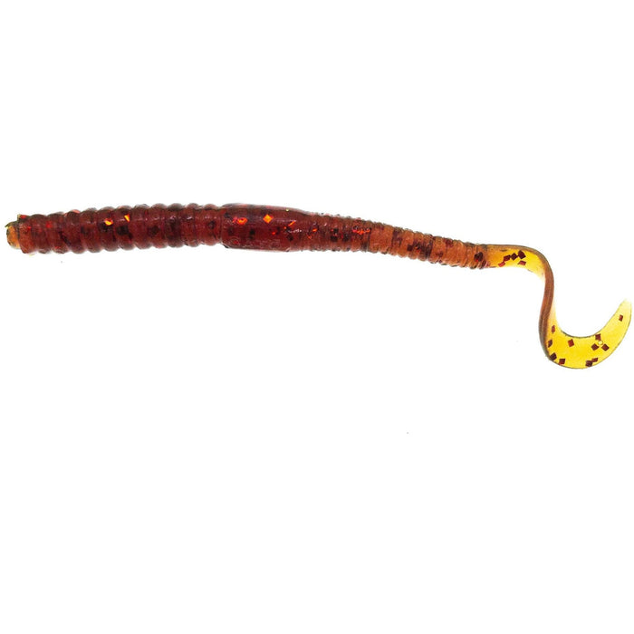 FAS Finesse Curly Tail Worms 3-1/2" (Bulk/Packaged) Pack Of 100 - FishAndSave