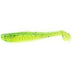 FAS JohnCoo Paddle Tail Wobble Shad UV/Glow 3.35" Chartreuse Qty10 - FishAndSave
