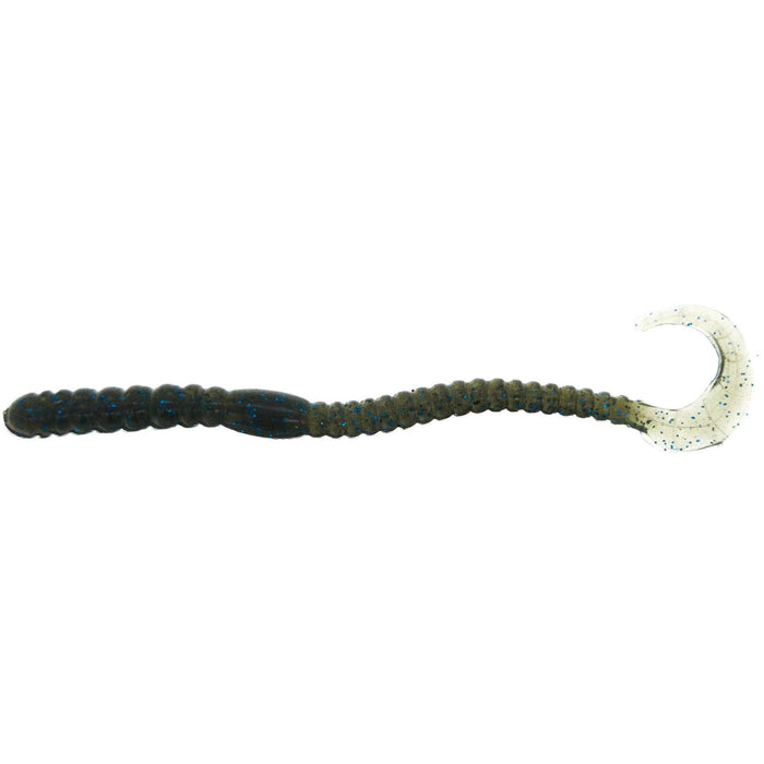 FAS Ribbed Curly Tail Worm 5.5" Qty 10 - FishAndSave