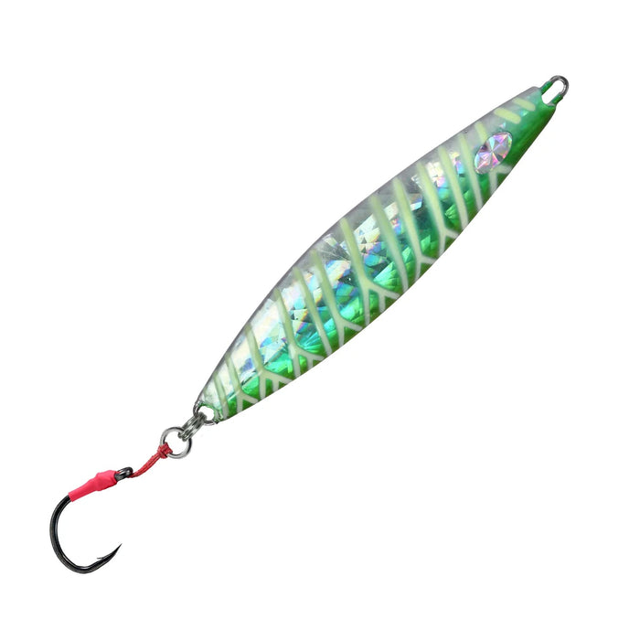 Fish Lab Carnada Leaf Slow Pitch Jig 100 Gram (3 - 1/2 oz) 4 - 1/4" - JigsFish LabMiami DeepBest Seller840083411368FishAndSave