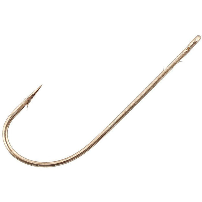 Gamakatsu Worm Hook Light Wire Value Pack Bronze Qty 25 - FishAndSave