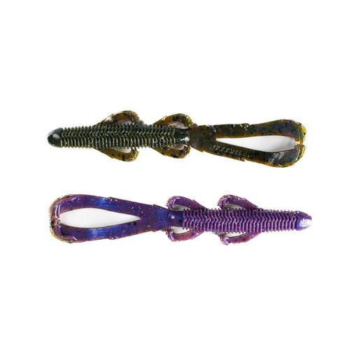 Googan Baits Trench Hawg JR 4.65" Qty 9 - PlasticsGoogan BaitsGreen Pumpkin PurpleBass842424121806FishAndSave