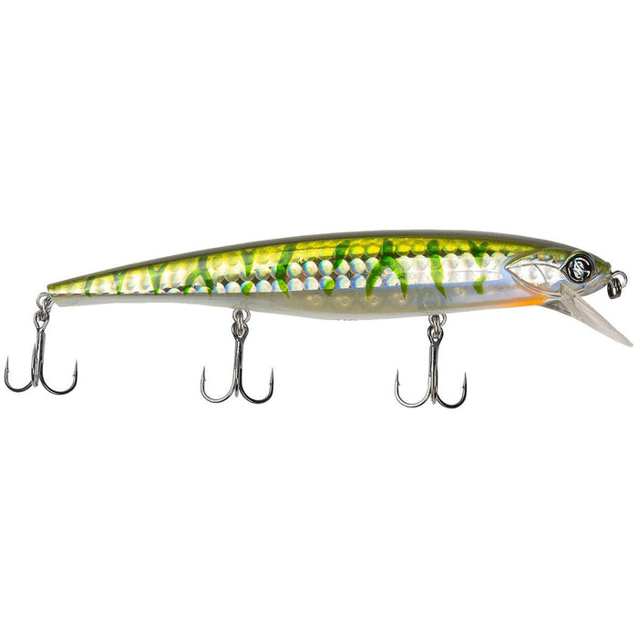 Googan Squad Scout Suspending JerkBait 1/2 Oz 4 - 1/3" - CrankbaitGoogan SquadYellow PerchBass810839039917FishAndSave