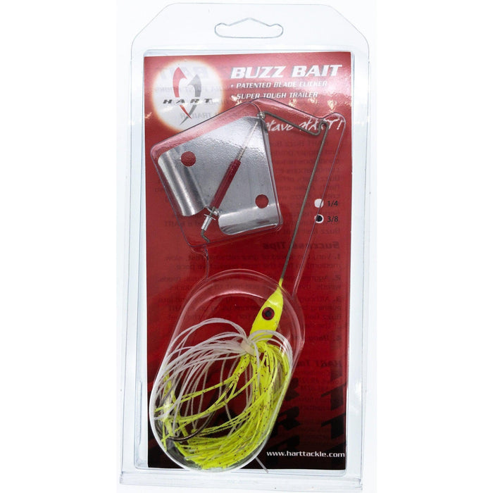 Hart Tackle 42-356 3/8 Bleading Hear BuzzBait Silver with Holes Chart - FishAndSave